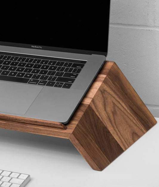 Desqora Solid Mehguni Wood Laptop Stands